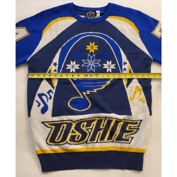 St. Louis Blues T.J. Oshie NHL Christmas sweater Size Large - Picture 9 of 13